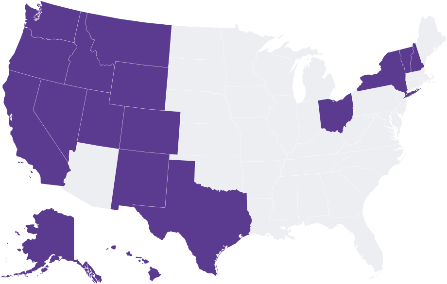 U.S. expansion map
